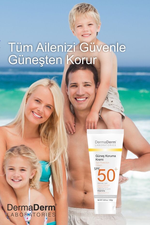 5 Adet Bitkisel Güneş Kremi Spf +50 100 Gr - 8