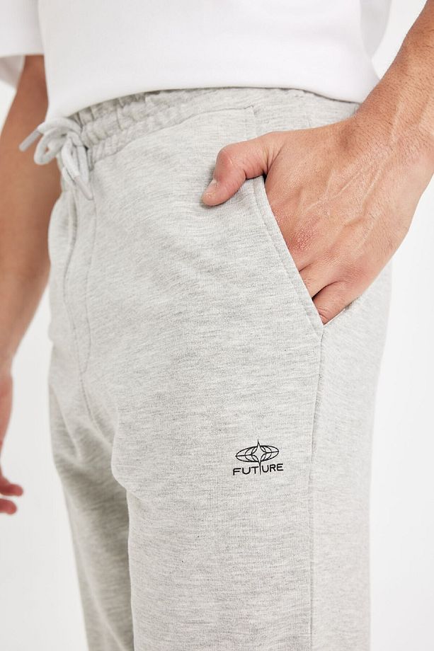 Regular Fit Eşofman Altı Cepli Basic Düz Beli Bağcıklı Lastikli Paça D4416ax24au - 5