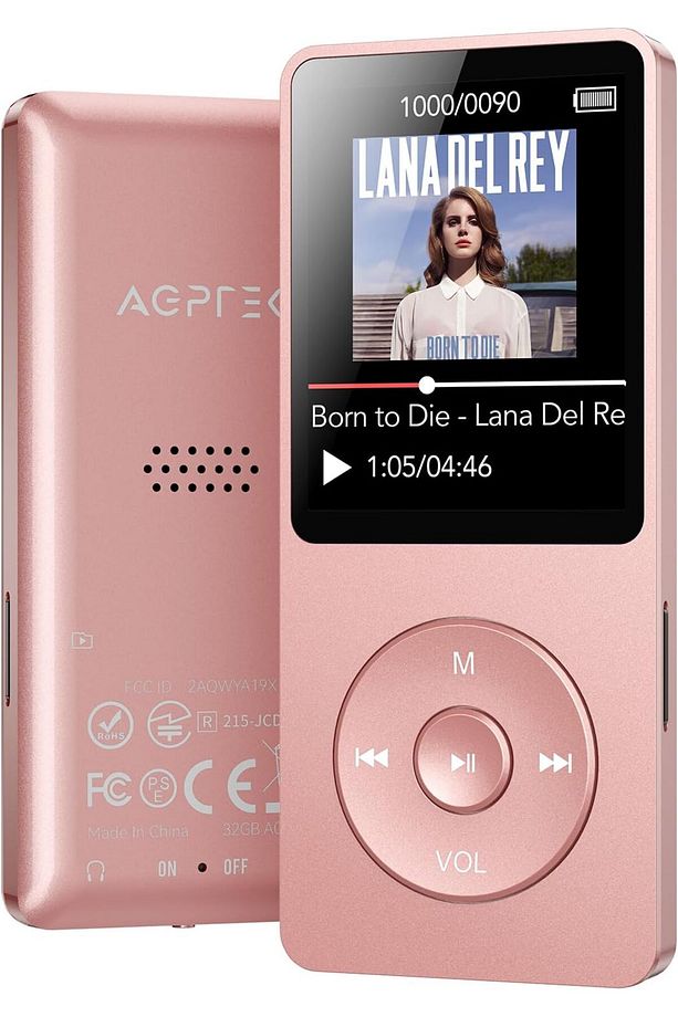 MP3 Çalar 32 GB Bluetooth 5.3, 1.8 İnç Ekran, 70 Saat Çalma Süresi - 1