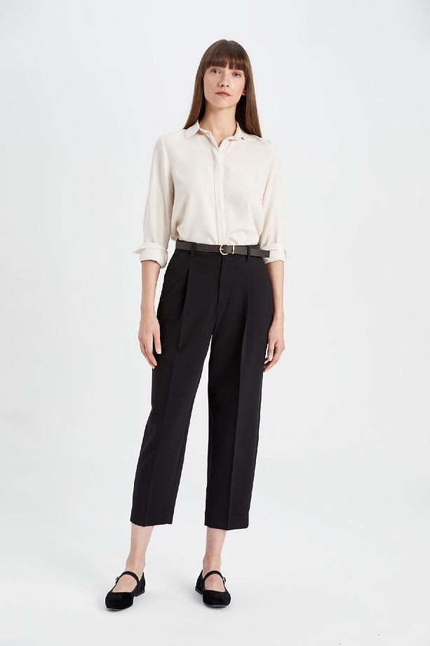 Regular Fit Basic Düz Uzun Kollu Gömlek Z6472az24au - 2