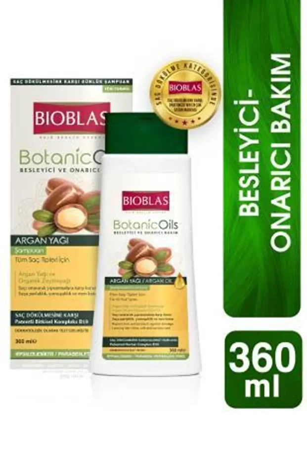 Botanic Oils Argan Şampuan 360 ml 5'li - 1