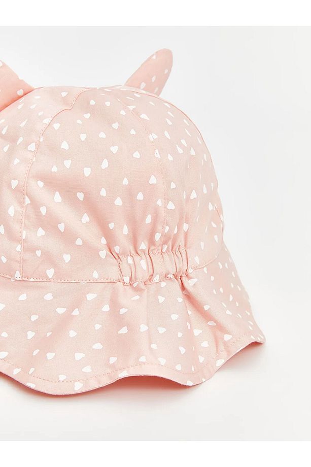 LCW baby Kulak Detaylı Kız Bebek Bucket Şapka - 4