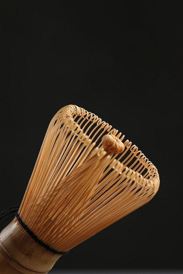 2 Parça Matcha Çayı Fırça ve Bamboo Whisk Tutucu Köpürtücü Tutacağı mt165 - 5