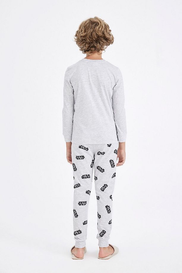 Erkek Çocuk Pijama Takımı Star Wars Uzun Kollu Üst Uzun Alt D5094a824wn - 6