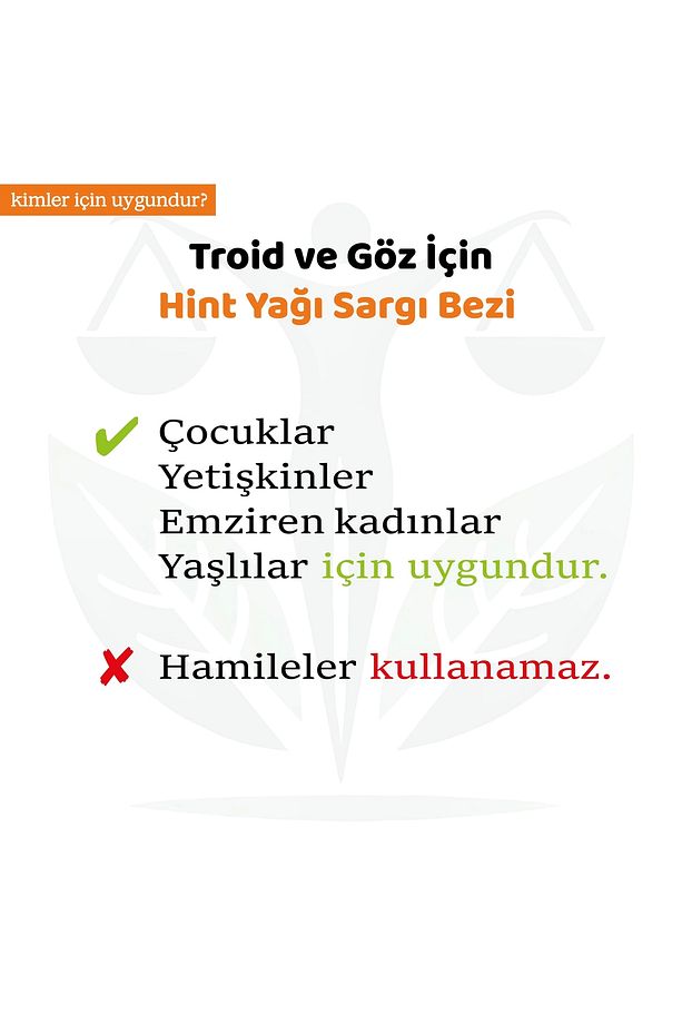 Tiroid Ve Goz Sargı Bezi 100 ml Hint Yağı (HEXANSIZ) - 6