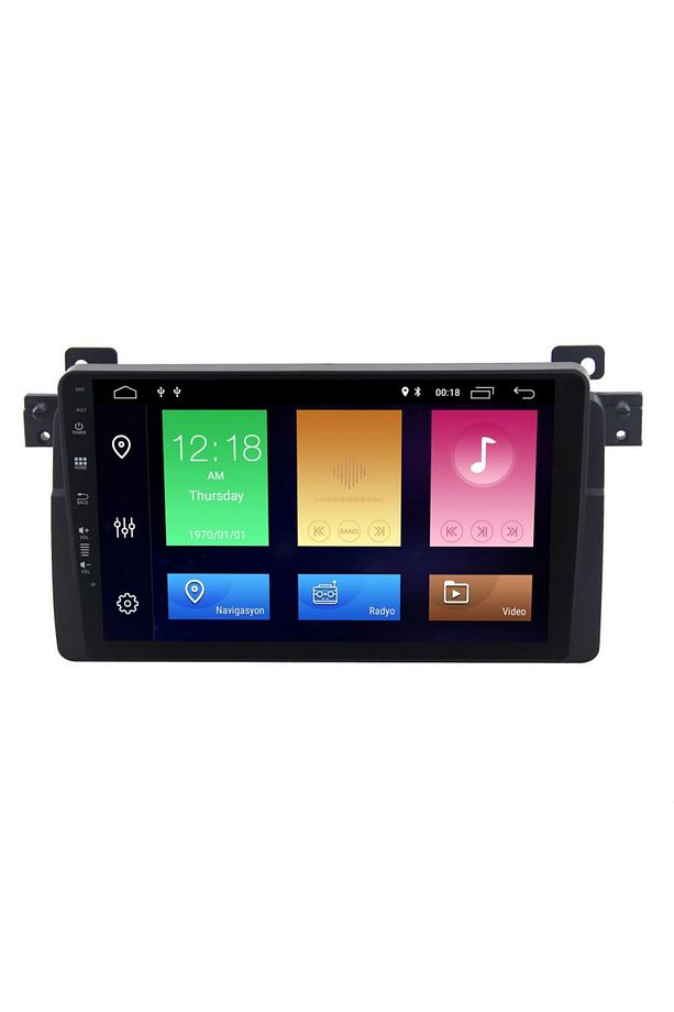 Bmw E46 Uyumlu Araç Multimedya Android Ekran Radyo Navigasyon Oem Double Teyp 2+16 NAV-9907 - 1