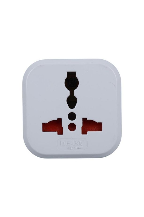 İngiliz Fiş Çevirici Adaptör - İngiliz İngiliz Priz - Beyaz - 11108-UK - 1