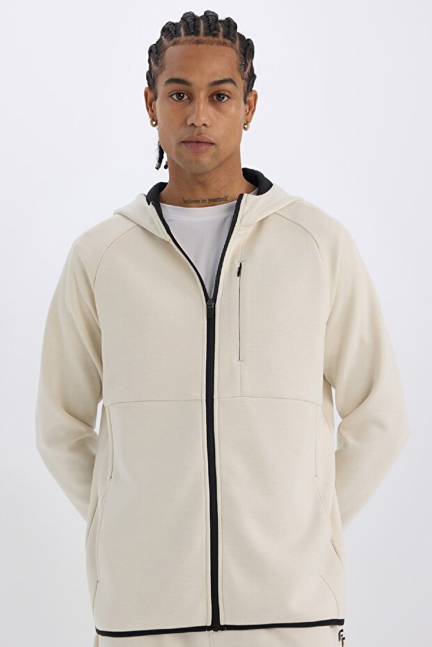 Slim Fit Hooded Skuba Sweatshirt - A6956Ax25Sp