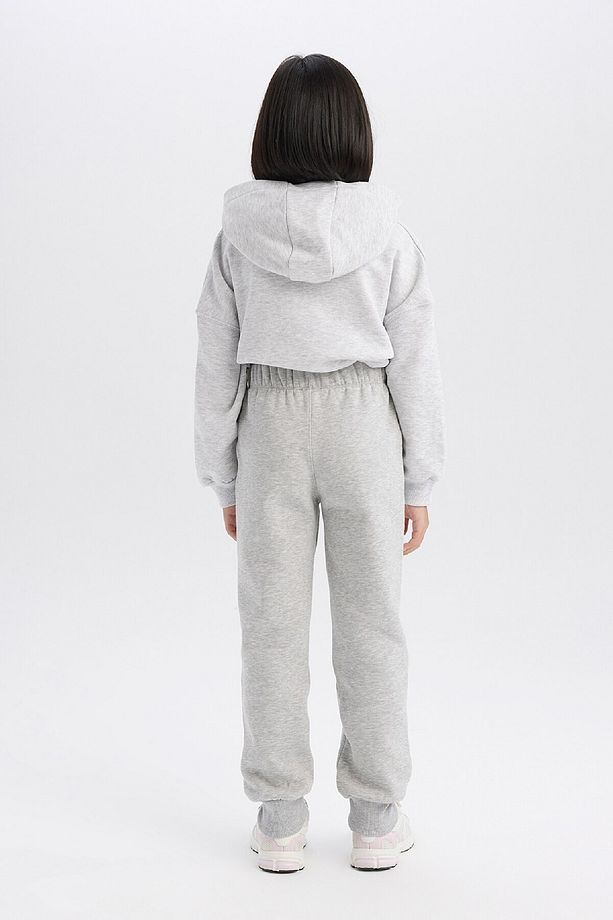 Kız Çocuk Basic Düz Kalın Jogger Eşofman Altı 3184067 - 6