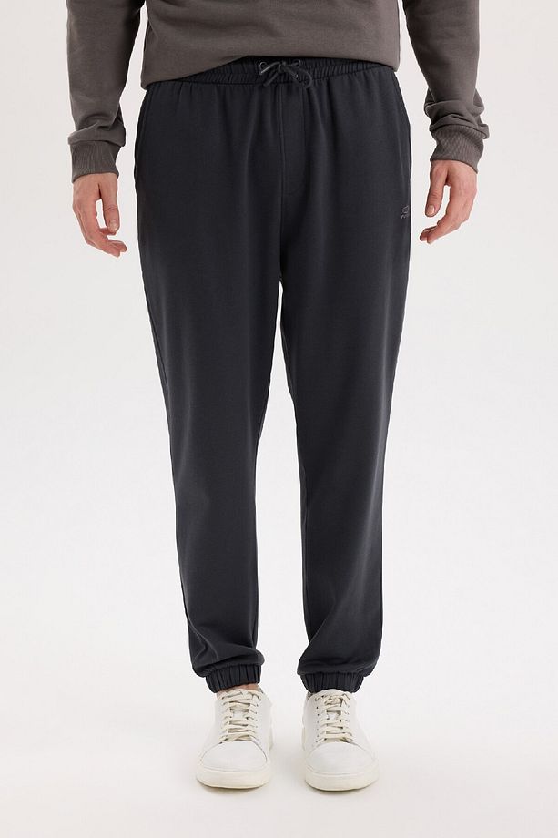 Regular Fit Eşofman Altı Cepli Basic Düz Beli Bağcıklı Lastikli Paça D4416ax25sp - 4