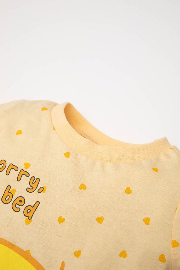 Kız Bebek Pijama Takımı Looney Tunes Penye Uzun Kollu Üst Lastikli Alt D8287a5ns - 3