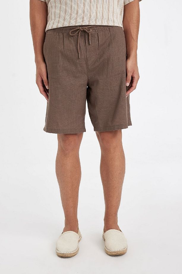 Relax Fit Pamuklu Bermuda Şort D7916AX24SM - 5