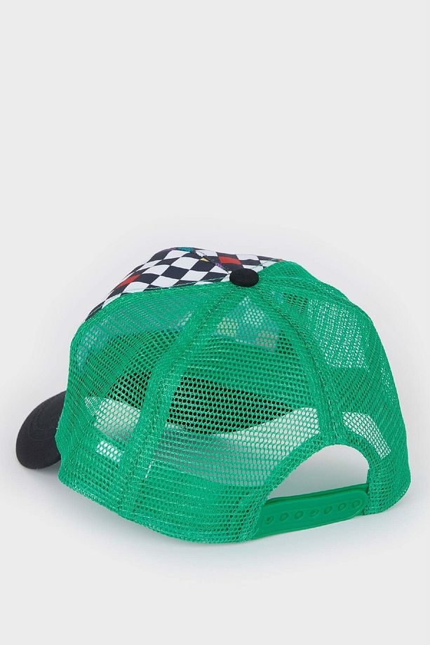 Erkek Çocuk Desenli Dokuma Cap Şapka Z3682A625SM - 4