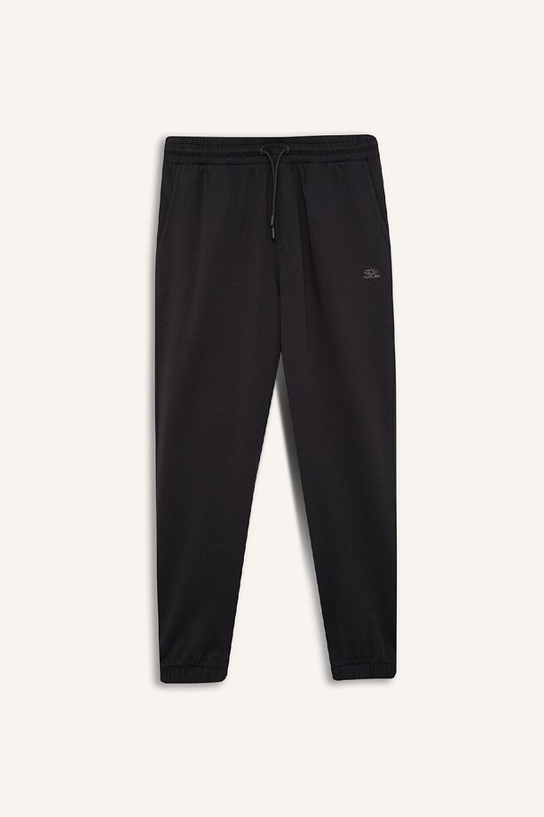 Regular Fit Eşofman Altı Cepli Basic Düz Beli Bağcıklı Lastikli Paça D4416ax25sp - 7