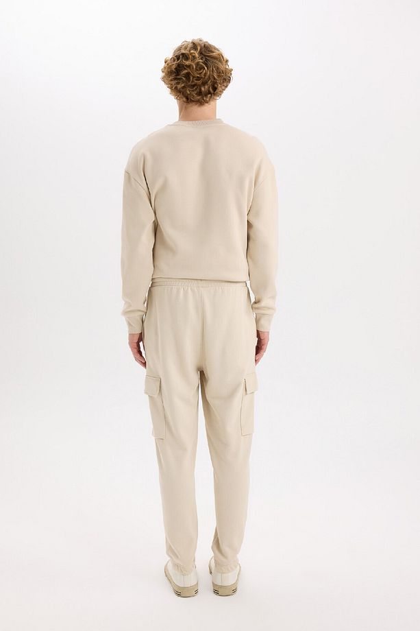 Regular Fit Jogger Eşofman Altı Basic Düz Kargo Cepli Lastikli Paça D5252ax25sp - 6