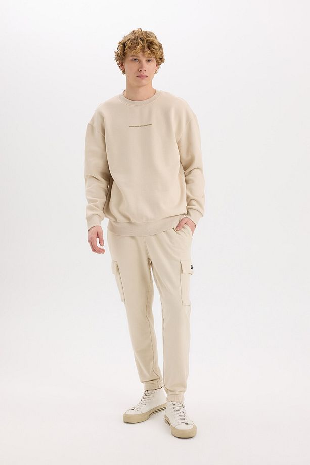 Regular Fit Jogger Eşofman Altı Basic Düz Kargo Cepli Lastikli Paça D5252ax25sp - 1