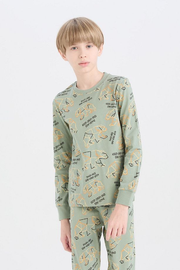 Erkek Çocuk Regular Fit 2'li Pijama Takımı D8768a8ns - 3