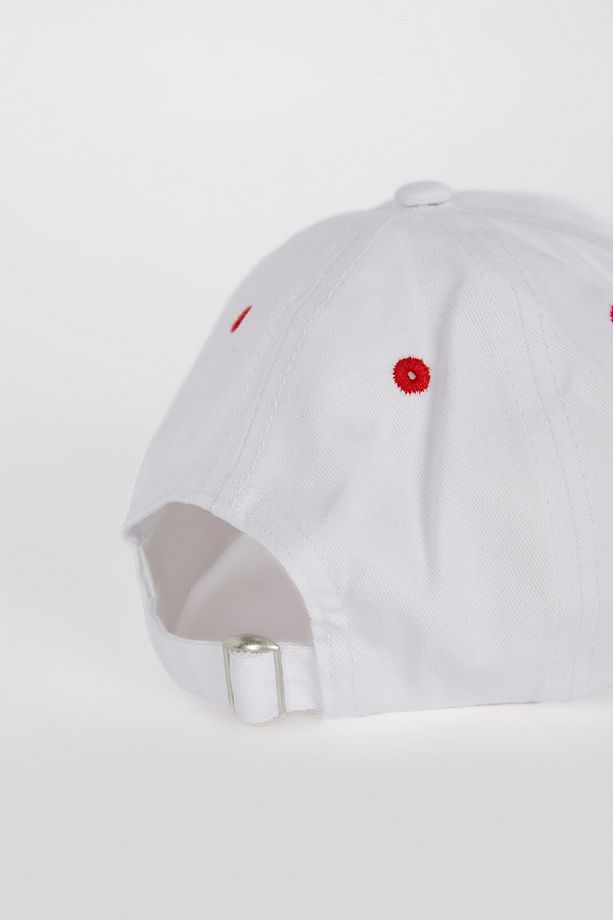 Kız Çocuk Nakışlı Pamuklu Cap Şapka D8437A825SM - 7