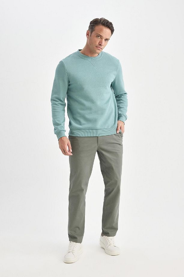 Regular Fit Normal Kesim Yazlık Düz Paça Chino Kanvas Pantolon D7349ax25sp - 5