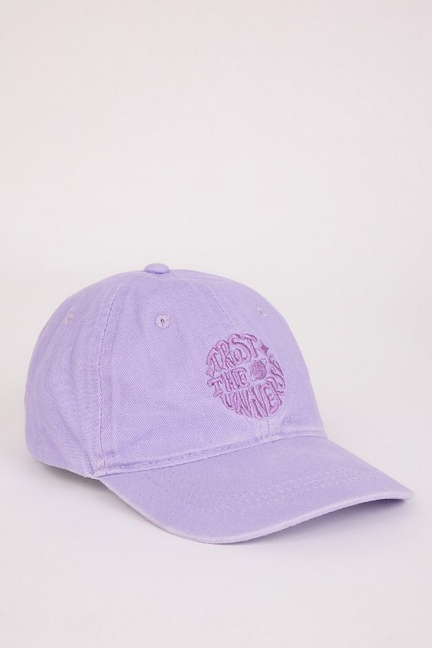 Kız Çocuk Nakışlı Jean Cap Şapka D8408a825sm - 2
