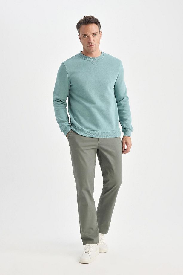 Regular Fit Normal Kesim Yazlık Düz Paça Chino Kanvas Pantolon D7349ax25sp - 4