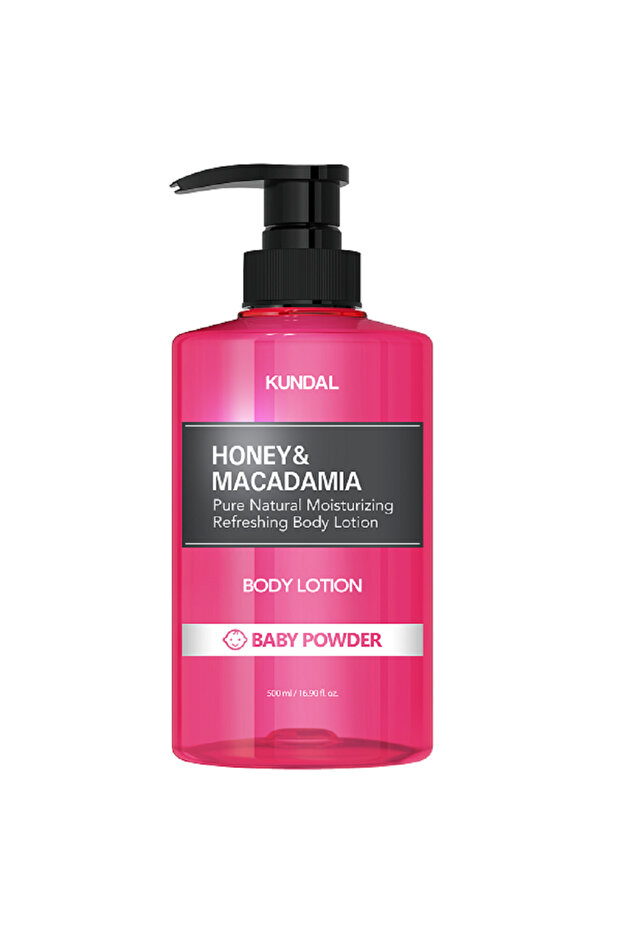 Honey & Macadamia Pure Natural Moisturizing Refreshing Body Lotion Baby Powder 500 mL
