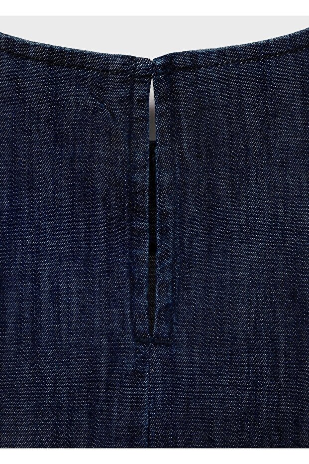 Rinse wash denim crop bluz - 7