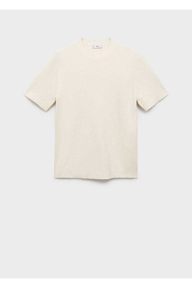 Pamuklu ince dokuma tişört - 3