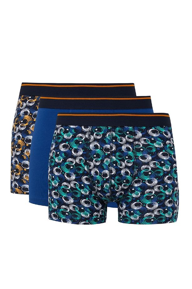 Regular Fit Baskılı 3'lü Boxer E0048ax24cw - 1
