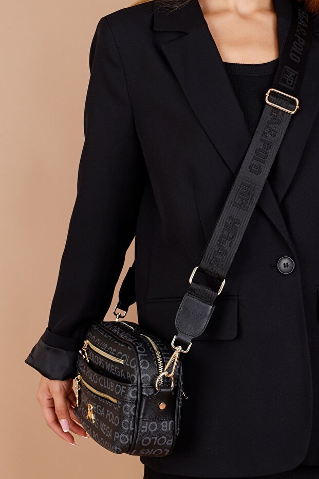 Polo Kadın Monogram Çapraz Çanta - 2