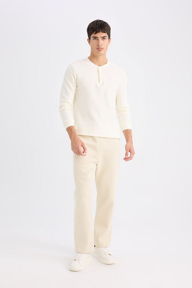 Regular Fit Eşofman Altı Beli Lastikli Basic Düz Cepli Düz Paça D9707ax24au - 1