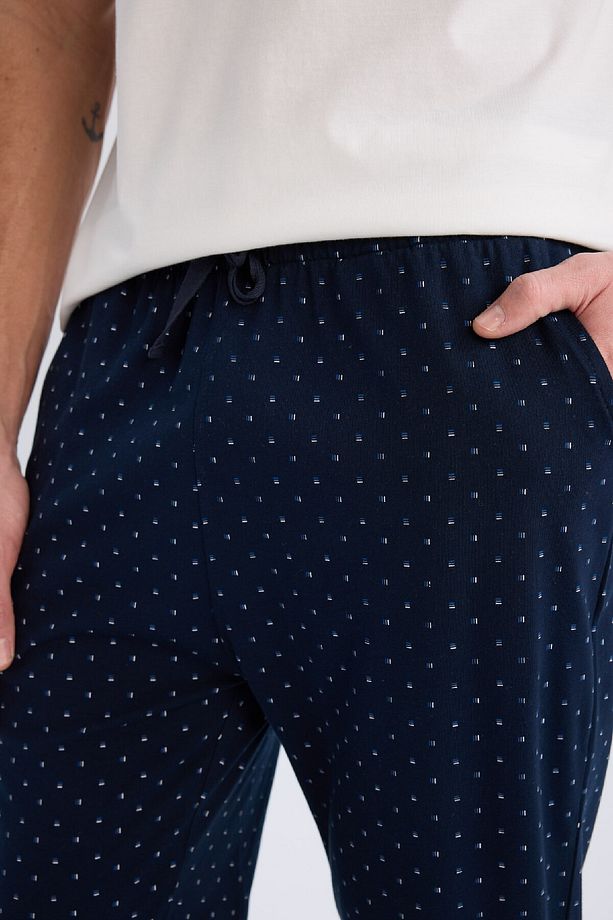 Regular Fit Baskılı Cepli Pijama Altı E0511AX25SP - 5