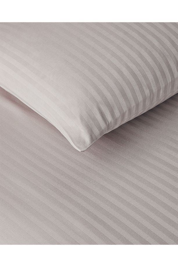 Crystal İpeksi Twill Tek Kişilik Nevresim Takımı 160x220 cm Gül Kurusu - 4