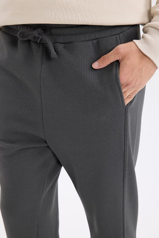 Regular Fit Eşofman Altı Beli Lastikli Basic Düz Cepli Düz Paça D9707ax24au - 5