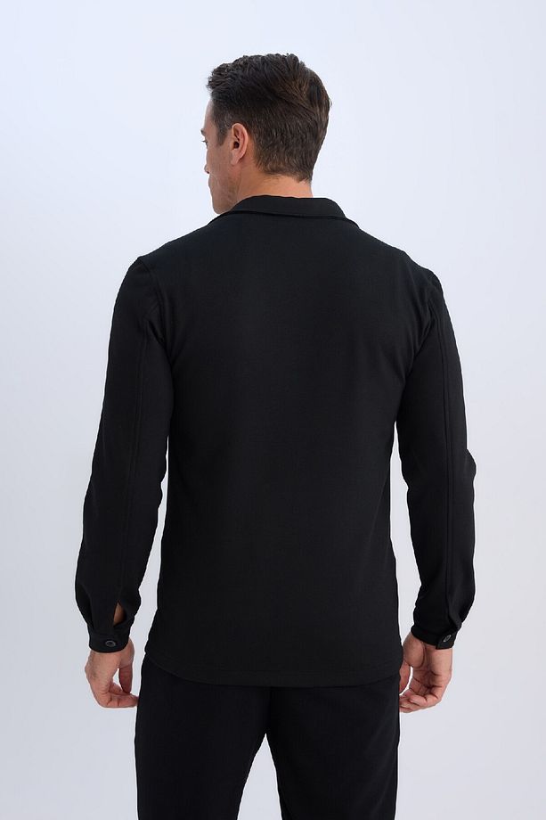 Regular Fit Polo Yaka Gömlek Ceket D7243ax25sp - 6