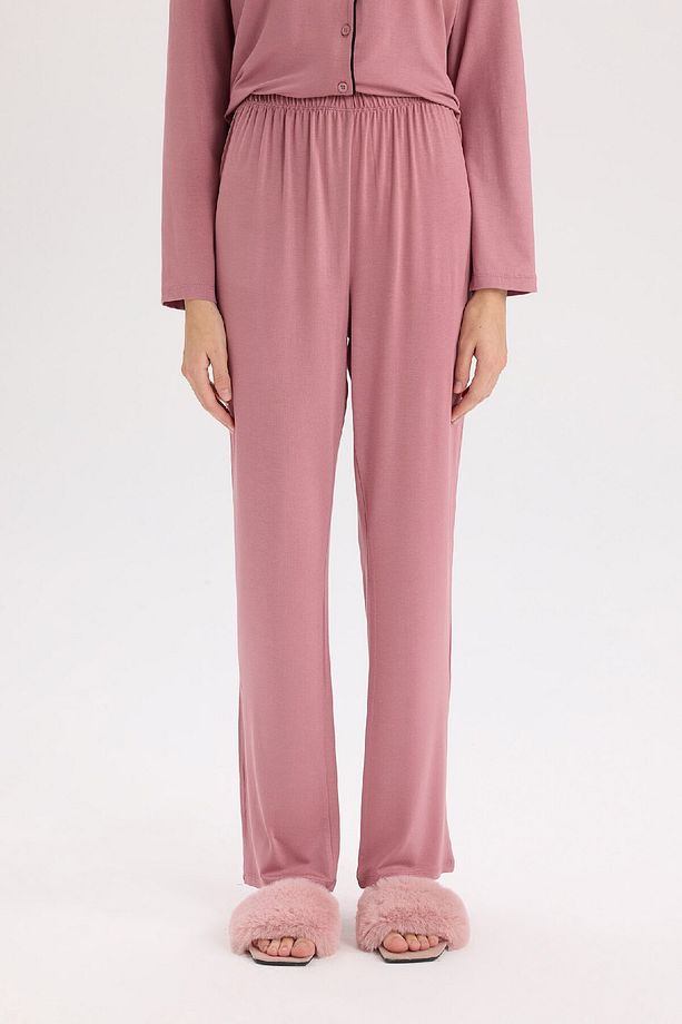 Pijama Takımı Regular Fit Uzun Kollu Üst Uzun Alt-fall In Love E1804ax24wn - 6