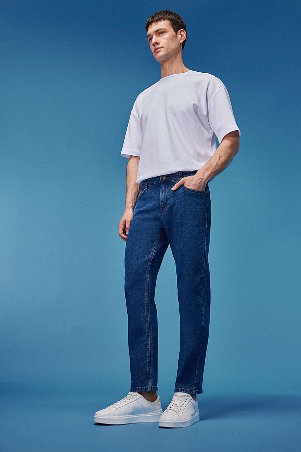 Sergio Regular Fit Normal Kalıp Normal Bel Boru Paça Jean Pantolon D9829ax25sp - 7