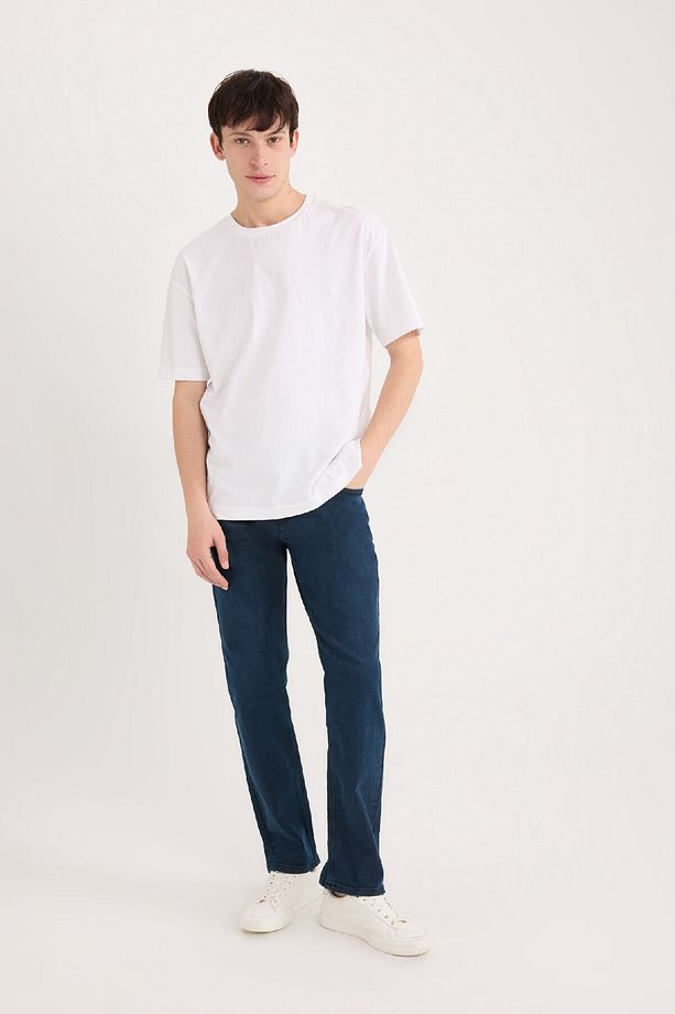 Sergio Regular Fit Normal Kalıp Normal Bel Boru Paça Jean Pantolon W7086az25sp - 3