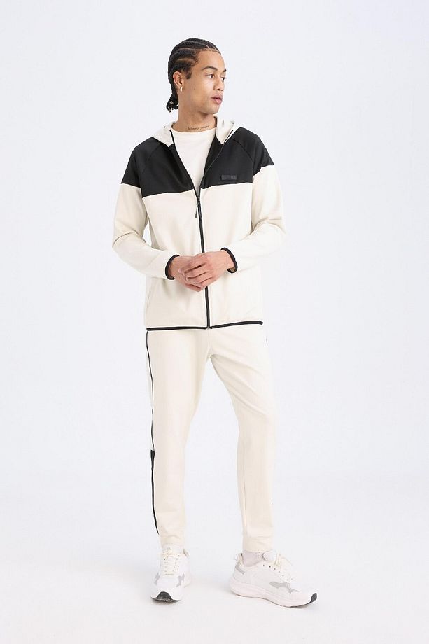 DeFactoFit Standart Fit Jogger Eşofman Altı Skuba Dalgıç Kumaş Sporcu Beli Lastikli B4537AX25SP - 3