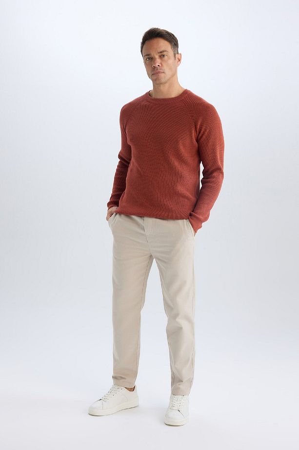 %100 Pamuk Regular Fit Normal Kesim Yazlık Jogger Pantolon D1045ax25sp - 3