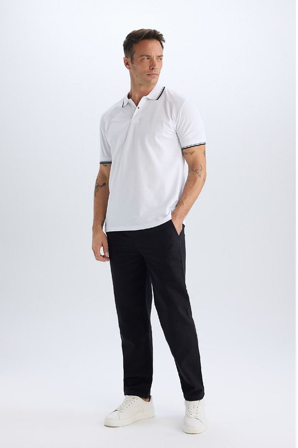 %100 Pamuk Regular Fit Normal Kesim Yazlık Jogger Pantolon D1045ax25sp - 3