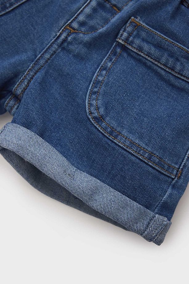 Kız Bebek Paperbag Jean Şort E0425A525SM - 3