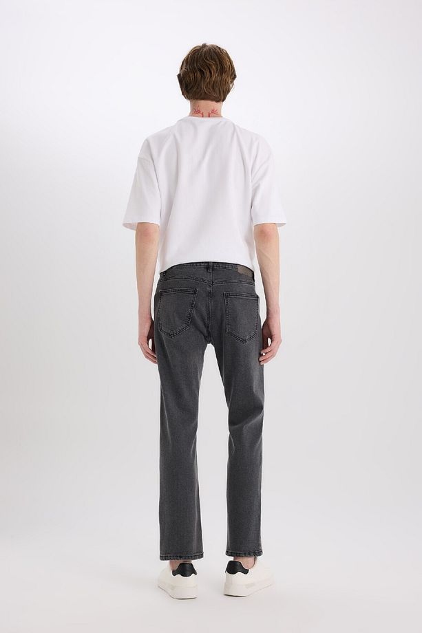 Sergio Regular Fit Normal Kalıp Normal Bel Boru Paça Jean Pantolon D9827AX25SP - 7