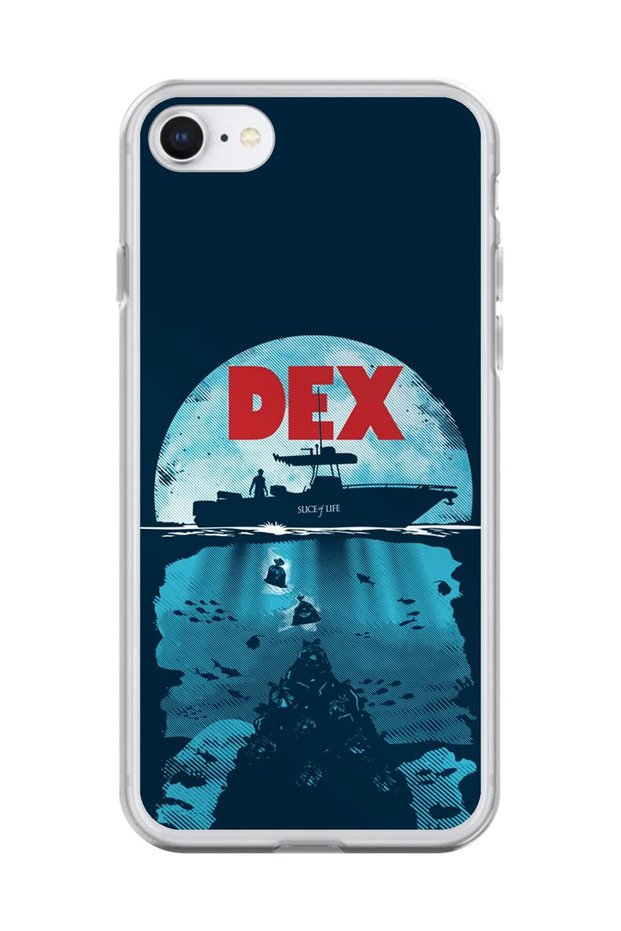 حافظة شفافة متوافقة مع هاتف iPhone 6 Plus بتصميم Dex