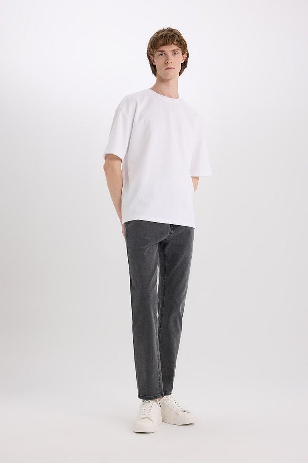 Sergio Regular Fit Normal Kalıp Normal Bel Boru Paça Jean Pantolon D9827AX25SP - 4