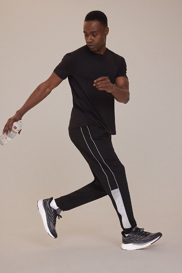 DeFactoFit Standart Fit Jogger Eşofman Altı Skuba Dalgıç Kumaş Sporcu Beli Lastikli B4537AX25SP - 2