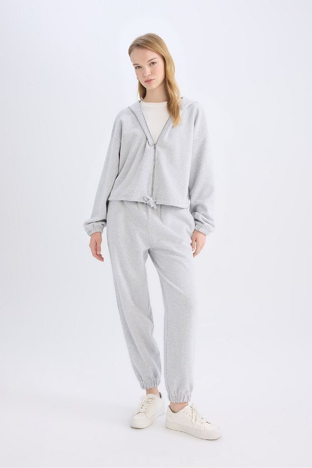 Coool Basic Düz Jogger Eşofman Altı Beli Paçası Lastikli E1478ax24wn - 2