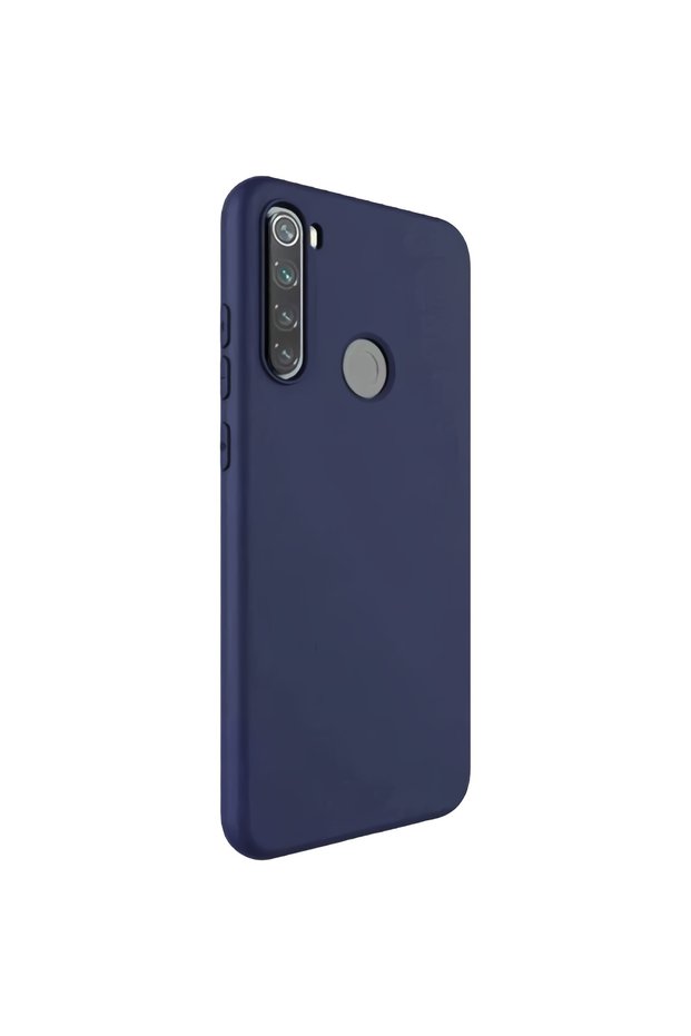 Xiaomi Redmi Note 8 Compatible Premium Launch Liquid Silicone Case Inside Velvet-Night Blue
