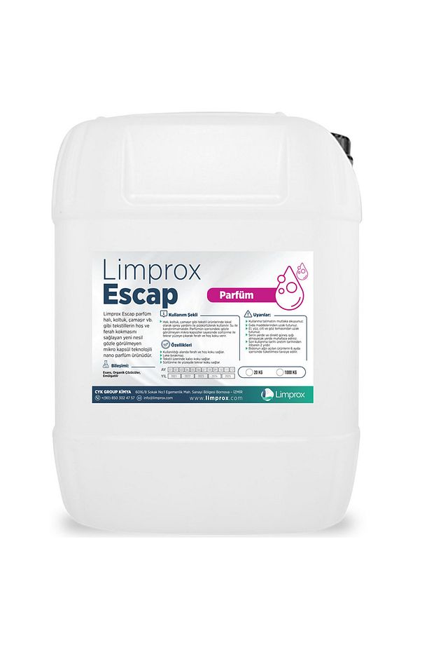 Escap Parfüm 10 Litre - Halı Koltuk Çamaşır Tekstil Yıkama Nano Mikro Kapsül Soft Parfümü - 1