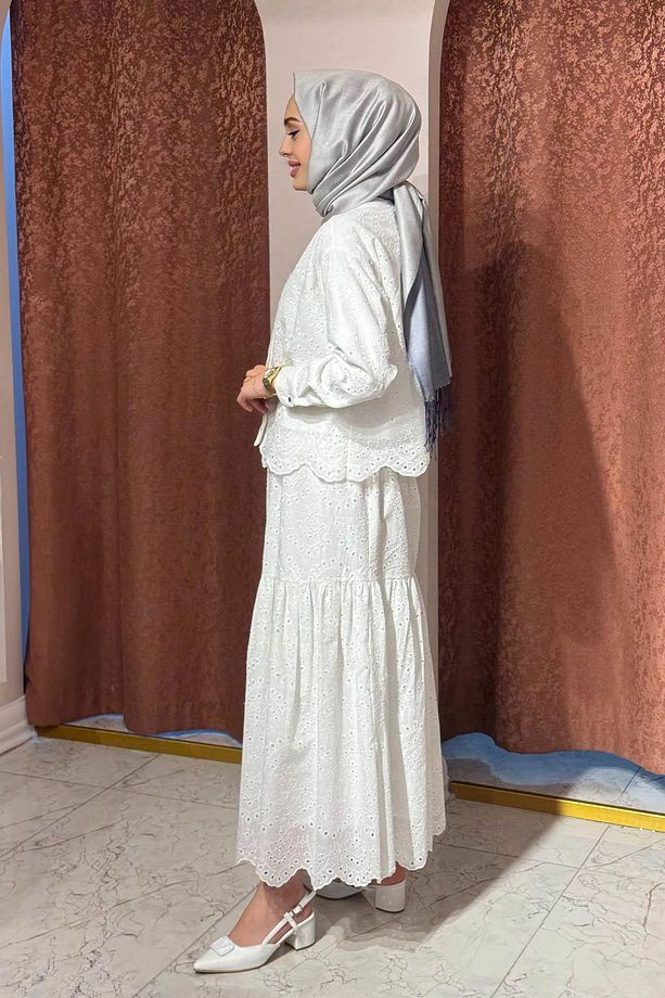 Etekli Takım Ma09.02 Ekru - 2